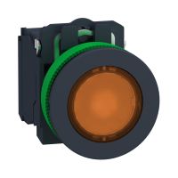 PŁASKI POMAR NAKŁPRZYCISK LED 24 NONC | XB5FW35B5 Schneider Electric