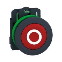 PŁASKI CZERWONY NAKŁPRZYCISK MARK O 1NC | XB5FA4322 Schneider Electric