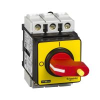 Rozłącznik 40A, montowany z tyłu obudowy, czerwony, TeSys Vario | VVE2 Schneider Electric