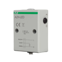 Automat zmierzchowy AZH-LED 230V/10A z wewn. czujnikiem światłoczułym do załączania oświetlenia LED | AZH-LED F&F