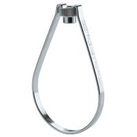 Wieszak pętlowy z regulacją wysokości, 1 1/4" rury, 32 DN, 43mm OD, M10 Prę, FCS0125M10 | 597971 Erico