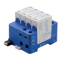 Ochrona przeciwprzepięciowa na szynę DIN DT2, klasa II, tryb 4+0, 400V Un | DT248040R Erico