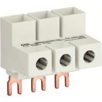 Blok zasilający do szyn łączeniowych PS1-x-x-65, 65A UL/CSA typ E/F i IEC, S1-M3-25, zaciski śrubowe | 1SAM201907R1103 ABB