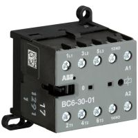 Stycznik miniaturowy AC-3 8,5A 4kW 3P, 24V DC, 1NC, BC6-30-01-01, zaciski śrubowe | GJL1213001R0011 ABB