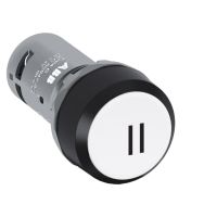 Przycisk monostabilny wklęsły 1NO biały CP12-10W-10 | 1SFA619120R1015 ABB