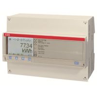Licznik energii elektrycznej, 3-fazowy do 80A, en.czynna+bierna, kl.B(1), pro M compact, A43 312-100 | 2CMA170525R1000 ABB