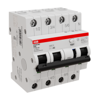 Wyłącznik różnicowo-prądowy z blokiem nadmiarowym DS203NC B20 AC30, 3P B20 30mA AC, pro M compact | 2CSR256040R1205 ABB