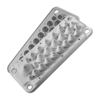 Przepust wielootworowy LMC25 IP54 UL94V-0, RAL7035 szary MBA3N25X11 | MBA3N25X11 Morek