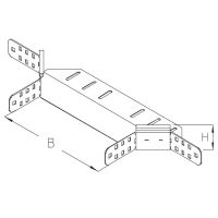 Element odgałęźny korytka, wysokość 60 mm RAA 60-10S | RAA 60-10S El-Puk
