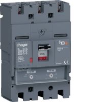 Wyłącznik mocy h3+ P250 3P 125A 40kA TM | HNT125DR Hager