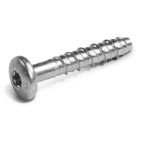 Wkręt do betonu z łbem soczewkowym ocynk galwaniczny Rawlplug R-LX-06X040-P-ZP 6x40 mm – 100 szt. | R-LX-06X040-P-ZP Rawlplug