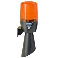 Wielofunkcyjna lampa żółta fi 70 z buzerem, 12-24V AC/DC | T0-IT070Y024Z Promet