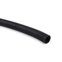 Rura giętka karbowana odporna na prom. UV PVC RKSSUV 32/26 750N samogasnąca, UV czarna (50m) | 12464 TT Plast