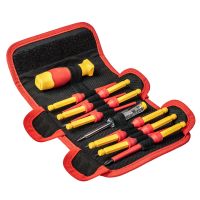 Końcówki wkrętakowe z uchwytem 1000V, 12 elementów (zestaw) | 01-308 NEO TOOLS