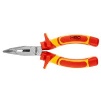 Szczypce wydłużone wygięte 160 mm 1000V , CrV, polerowane Szczypce wygiete 160 mm 1000V, polerowane | 01-227 NEO TOOLS