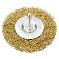 Szczotka druciana tarczowa z trzpieniem 100 mm | 62H321 VERTO