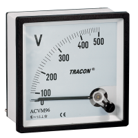 Woltomierz analogowy na prąd przemienny 48×48mm, 250V AC(1szt) | ACVM48-250 Tracon