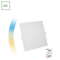 Oprawa ALGINE downlight 22W 2000LM 230V 120ST IP20 IK06 215X215X38mm biały kwadrat CCT+DIM WI-FI Spe | SLI038020CCT Wojnarowscy