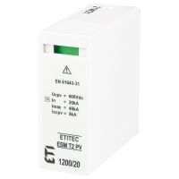 Moduł wymienny ogranicznika przepięć, MOD. ESM T2 PV 750/15 S, PV typ T2 (C) | 002440686 Eti