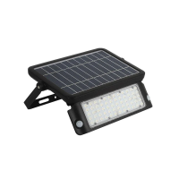 Projektor solarny V-TAC 10W LED czarny czujnk ruchu IP65 VT-787-10 4000K 1150lm | 3800157639224 LED EUROPE