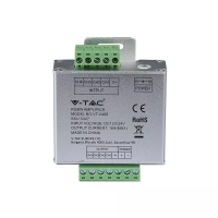Wzmacniacz taśm LED RGBW RGBW 12V-144W 24V-288W V-TAC VT-2408 | 3800157601047 LED EUROPE