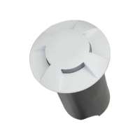 Oprawa gruntowa ogrodowa najazdowa 1W LED biała 4-stronna IP67 V-TAC VT-1171-W 6500K 10lm | 3800157643696 LED EUROPE