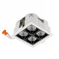 Oprawa V-TAC downlight SAMSUNG CHIP 16W UGR19 CRI90+36st VT-2-16-1 4000K 1280lm 5 lat gwarancji | 3800157650458 LED EUROPE
