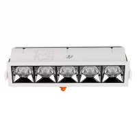 Oprawa V-TAC downlight SAMSUNG CHIP 20W UGR19 CRI90+36st VT-2-21-1 5700K 1600lm 5 lat gwarancji | 3800157650472 LED EUROPE