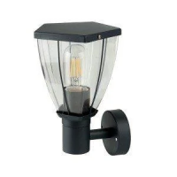 Kinkiet ogrodowy ścienny V-TAC czarny mat E27 VT-835 3 lata gwarancji | 3800157652506 LED EUROPE