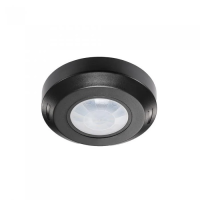 Czujnik ruchu 360st sufitowy fi76 czarny V-TAC VT-8091 | 3800157655200 LED EUROPE