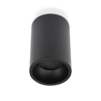 Oprawa V-TAC aluminiowa GU10 okrągła natynkowa tuba czarna 70x107mm VT-802 3 lata gwarancji | 3800157658133 LED EUROPE