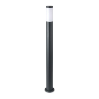 Słupek ogrodowy V-TAC 110CM szary E27 VT-838-110 | 3800157658393 LED EUROPE