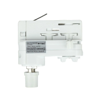 Adaptor szynoprzewodu V-TAC szynoprzewód 3F 3 fazowy biały | 3800157619141 LED EUROPE