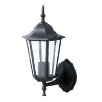 Kinkiet ogrodowy latarenka V-TAC E27 czarny mat VT-749 | 3800157616195 LED EUROPE
