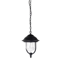 Oprawa zwieszana ogrodowa na łańcuchu V-TAC czarna VT-850 | 3800157630054 LED EUROPE