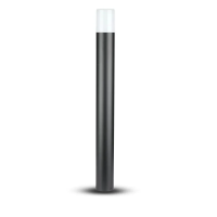 Słupek ogrodowy V-TAC GU10 okrągły aluminium czarny 80x80x800mm IP54 VT-7618 3 lata gwarancji | 3800157636414 LED EUROPE