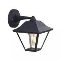 Kinkiet ogrodowy V-TAC IP44 E27 czarny mat VT-843 3 lata gwarancji | 3800157654913 LED EUROPE