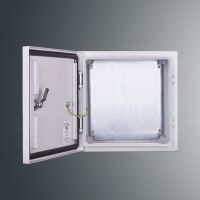 Obudowa n/t z płytą montaż PSH 303015 PROFIT 300x300x150;IP65; IK10; RAL7035,zamek herm.-D5 | PSH 303015 Kubiak