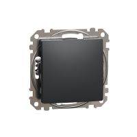 Przycisk schodowy, czarny antracyt, Sedna Design & Elements | SDD114116 Schneider Electric