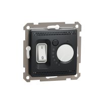 Regulator do ogrzewania podłogowego, czarny antracyt, Sedna Design & Elements | SDD114507 Schneider Electric
