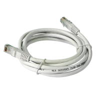 Kabel sieciowy Patchcord U/UTP Cu Kat 6 PVC, 2 m, biały | 209013 Televes