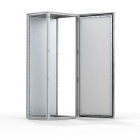 Obudowa stojąca modułowa metalowa 2000x800x500 IP55 z płytą montaż. drzwi pojed. RAL7035 MCS20085R5 | MCS20085R5 Hoffman (Eldon)