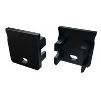 ALU Zaślepka LUMINES Y czarna anodowana | 12-0092-11 LED Labs