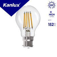 Lampa LEDBulb XLED A60 7W (60W) 810lm 2700K WW B22 filament standardowa przeźroczysta | 33100 Kanlux