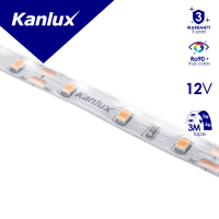 Taśma LED 12DC L60 11W/M 12 IP65-WW 3000K rolka 5m 3 lata Gwar. | 33308 Kanlux