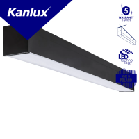 Oprawa liniowa ALIN LED AL-ML-NW-MPR-B-NT 4000K 3000lm IP20 czarny 5 lat Gwar. | 33988 Kanlux