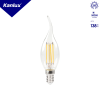 Lampa LED XLED C35F C35 3,4W (40W) 470lm 2700K WW E14 filament świeczka przeźroczysta | 39082 Kanlux