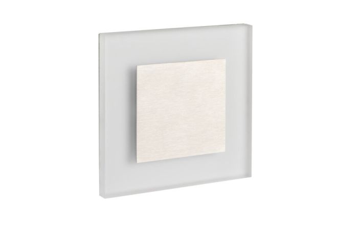 Oprawa przyschodowa APUS LED CW 12DC 0.8W 6500K 15lm kwadratowy kolor stal nierdzewna | 23107 Kanlux