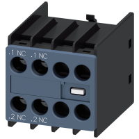 Blok styków pomocniczych NC, montaż czołowy, do styczników, wlk. S00, przyłącze. śrubowe | 3RH2911-1HA02 Siemens