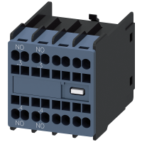 Blok styków pomocniczych, 2NO, montaż czołowy | 3RH2911-2HA20 Siemens